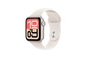 Pulsmätare & Stegräknare - Apple Watch SE 3 GPS 40mm Starlight Aluminium Case with Starlight Sport Band - M/L - MEH54QN/A