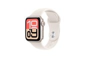 Pulsmätare & Stegräknare - Apple Watch SE 3 GPS + Cellular 40mm Starlight Aluminium Case with Starlight Sport Band - S/M - MEP64QN/A