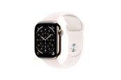 Pulsmätare & Stegräknare - Apple Watch Series 11 GPS + Cellular 42mm Gold Titanium Case with Light Blush Sport Band - M/L - MF8X4QN/A