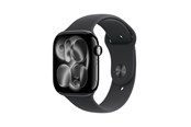 Pulsmätare & Stegräknare - Apple Watch Series 11 GPS 46mm Jet Black Aluminium Case with Black Sport Band - S/M - MEUW4QN/A