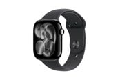 Pulsmätare & Stegräknare - Apple Watch Series 11 GPS 46mm Jet Black Aluminium Case with Black Sport Band - M/L - MEUX4QN/A