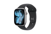Pulsmätare & Stegräknare - Apple Watch Series 11 GPS 46mm Space Grey Aluminium Case with Black Sport Band - M/L - MEV44QN/A