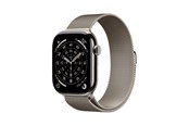 Pulsmätare & Stegräknare - Apple Watch Series 11 GPS + Cellular 46mm Natural Titanium Case with Natural Milanese Loop - S/M - MFCY4QN/A