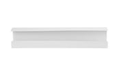 Kabel sleeve - Cablio Under-Desk Cable Tray – White – 60 cm - CAB-001W