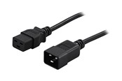 Strömkabel (extern) - Deltaco DEL-112PA - power extension cable - IEC 60320 C19 to IEC 60320 C20 - 3 m - DEL-112PA