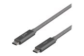 USB-kabel - Deltaco USBC-1412M - USB-C cable - USB-C to USB-C - 1 m - USBC-1412M