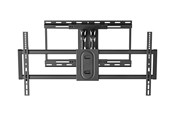Väggfäste, AV-Möbel - Deltaco Office mounting kit - for flat panel - heavy-duty full-motion 3-way 80 kg - black - Max 80 kg - recommended for 100" - ARM-0261-B