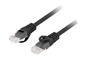 Nätverkskabel - Lanberg patch cable - 5 m - black - Svart - 5m - PCU6-10CU-0500-BK