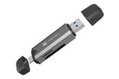 Flashram Reader & Adapter - Natec SCARAB 3 - card reader - USB / USB-C 3.2 Gen 1 - NCZ-2262
