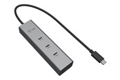 USB Hub - I-Tec - hub - metal 8K video 85W - 5 ports USB Hub - 5 porte - Silver - C31HUBMETAL8KPDPRO