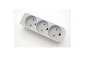 Switch-enheter - Thorkild Larsen Three Socket Grey W/E F-8531191 - F-8531191