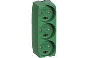 Switch-enheter - Thorkild Larsen Three-way Socket Green W/E - F-8531109