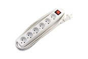 Switch-enheter - Thorkild Larsen 6-Socket White W/E W/S 1.5M - 8531103