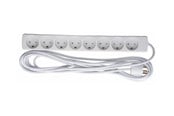 Switch-enheter - CoreParts 8-Stikdåse Hvid 5 m Ledning - GRU00850WDK