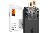 Mobile - Covers & Cases - Spigen Glass tR EZ Fit Optik Pro 2 Pack - silver - iPhone 17/16/15/14 Pro / 17/16/15/14 Pro Max - AGL10124