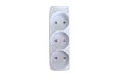 Switch-enheter - Thorkild Larsen E-line 3-Socket Without Ground. - 8532107