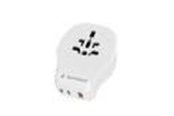 Strömkabel (extern) - Gembird Universal travel power adapter - 20W - TPA-1A2C20-02-W