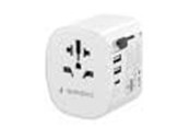 Strömkabel (extern) - Gembird Grounded universal travel power adapter - 15W - TPA-EU2A1C15-01-W
