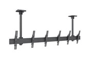 Väggfäste, AV-Möbel - Multibrackets PRO Series mounting kit - tilt - for 3 flat panels - black - Max 90 kg - recommended for 65" - 7350073734924