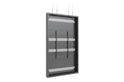 Väggfäste, AV-Möbel - Multibrackets M Pro Series enclosure - Large - for flat panel - black RAL 9005 - Max 50 kg - recommended for 98" - 7340234810062