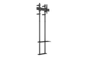 Väggfäste, AV-Möbel - Multibrackets M Pro Series mounting kit - for flat panel / AV equipment - with shelf - black - Max 105 kg - recommended for 98" - 7340234812042