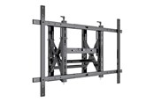 Väggfäste, AV-Möbel - Multibrackets M Public mounting kit - for flat panel - push wide 90 kg - black - Max 90 kg - recommended for 50"-98" - 7350073730506