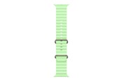 Smartwatch - Accessories - Apple 49mm Neon Green Ocean Band - Natural Titanium Finish - MGCF4ZM/A