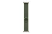 Smartwatch - Accessories - Apple 49mm Green/Neon Trail Loop - S/M - Natural Titanium Finish - MFT44ZM/A