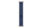 Smartwatch - Accessories - Apple 49mm Blue/Bright Blue Trail Loop - S/M - Natural Titanium Finish - MFT64ZM/A