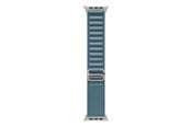 Smartwatch - Accessories - Apple 49mm Light Blue Alpine Loop - Medium - Natural Titanium Finish - MFTJ4ZM/A