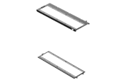 Chassi, tillbehör - Havn HS 420 Fan Brackets for 360mm Radiator - Black - HVN-AS-HS420-06-36A