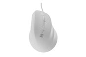 Mus - Natec CRAKE 2 PRO - vertical mouse - USB - white - Vertical mouse - Optic - 6 knappar - Vit - NMY-2273