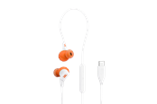 Hörlurar / Headset - JBL Endurance Run 3 Wired USB-C In-Ear Headphones White - JBLENDURRUN3CWHT