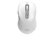 Mus - PORT Designs PORT Connect - mouse - expert rechargeable - 2.4 GHz Bluetooth - white - Mouse - Optic - 6 knappar - Vit - 900707CW