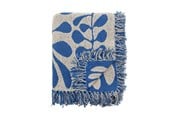 Decoration - Bloomingville - Nevine Plaid - Blue - 160x130 cm - 82062688