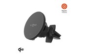 Mobile - Adapters & Chargers - FIXED MagRound2 15W Airvent Car Mount Black - FIXMRO2-BK
