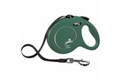 Hundar - Flexi - Koppel New Classic - L - 5m Band - Olive - <50 kg - 600.7795