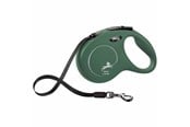 Hundar - Flexi - Koppel New Classic - M - 5m Band - Olive - <25 kg - 600.7778
