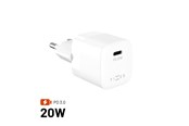 Mobile - Adapters & Chargers - FIXED Fast Mini Home Charger 20W USB-C PD White - FIXC20M2-C-WH