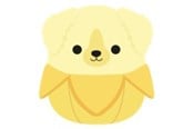Plush - Squishmallows 30 cm P26 Nate Golden Retriever Banana - 260191