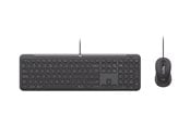 Tangentbord - Logitech Signature Slim Wired Combo MK620 for Business - Tastatur & Mus set - Universal - Grå - 920-013349