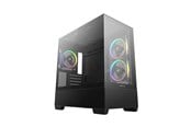 Chassi - DeepCool CG380 3F - Chassi - Minitower - Svart - R-CG380-BKAGM3-G