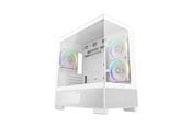 Chassi - DeepCool CG380 3F - Chassi - Minitower - Vit - R-CG380-WHAGM3-G