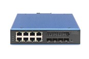 Switch - DIGITUS - switch - industrial - 8 ports - Managed - DN-651161