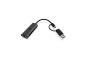 Nätverkskort (adaptrar osv.) - ICY BOX USB Type-A or Type-C 2.5 Gigabit Ethernet LAN adapter - IB-LAN301-C3