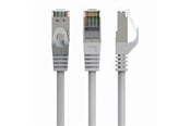 Nätverkskabel - Gembird Cablexpert patch cable - 35 m - grey - Grå - 35m - PP6A-LSZHCU-35M