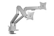 Monitorfäste - ICY BOX mounting kit - adjustable arm - for 2 flat panels - silver/grey - IB-MS524-T