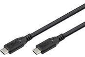 USB-kabel - Pro USB-C <-> USB-C - 0.5m - 240 Watt Power Delivery - USB 4.0 / Thunderbolt 4 - Svart - PUSB4-40-AC-B-0.5M