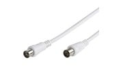 Antennkabel - Vivanco 75dB Antenna Cable 2x shield 15m Bulk - 4008928439052