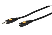 Ljudkabel - Vivanco Audio Cable 1x3.5mm Male/Fem. 2.5m Black - 4008928460568